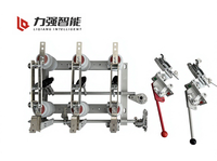 Sectionneur LIQIANG 12kV 630A 3 pôles haute tension PB3-10D/630A, isolateur manuel pour appareillage de commutation
