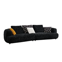 Juego de Sofás Modernos Personalizables para Sala de Estar, Tapizados en Terciopelo con Relleno de Espuma, Sofá Cama Modular, Tamaño y Color Disponibles