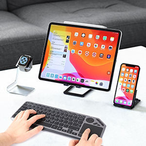 Clavier sans fil Awireless 2022, nouvelle arrivée, haute qualité, meilleur clavier sans fil USB C RGB à profil bas avec pavé tactile pour Smart TV - Product Image 5