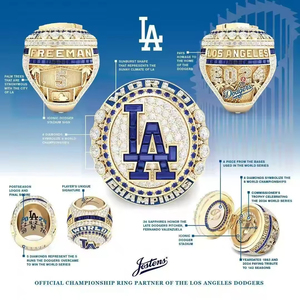 Coffret de 8 bagues de champion de Los Angeles 2024 en bois - Product Image 4