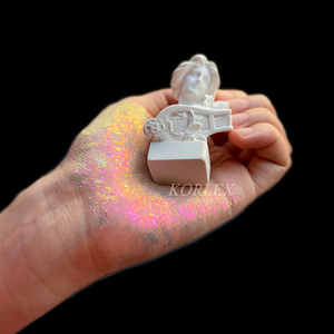 Venta caliente copos de arco iris transparentes CAMBIO DE Color mágico copos gruesos arte de uñas Aurora ópalo camaleón copos de pigmento - Product Image 4