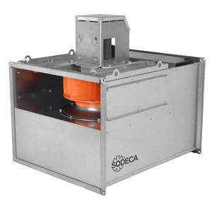 Unidades de extracción de aire monofásicas originales de la marca SODECA, nuevas, de 220-277V, con sistema lineal para la extracción lineal de aire o humo. - Product Image 1