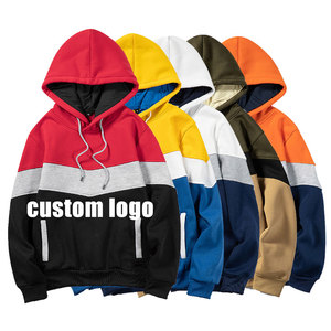 Custom Men's 100% Polyester Block Pullover <strong>Jumper</strong> Sweatshirt Winter Casual Embroidered OEM Winter Casual Embroidered Washed XL - Product Image 2