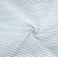 Tissu en jacquard tricoté segmenté en mélange de coton et de polyester, adapté aux robes, t-shirts, pulls, vêtements pour enfants et textiles de maison