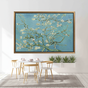 Van Gogh Almond Tree Blossom <b>Canvas</b> Print - Elegant Wall Decor,GOLD <b>FRAMED</b> <b>CANVAS</b> - Product Image 3
