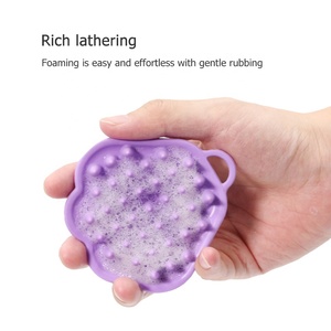 Aseo de mascotas, accesorios para perros y gatos, bonitos diseños de patas, cepillos para mascotas, masaje para mascotas, cepillo de baño para perros - Product Image 4