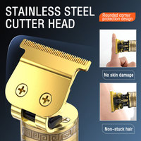 Tondeuse Rasoir Électrique Professionnelle Sans Fil Grand Écran Affichage Numérique Machine à Couper les Cheveux Homme Usage Domestique USB
