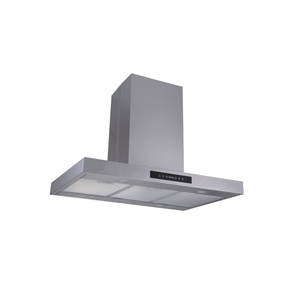 <span class=keywords><strong>Hotte</strong></span> d'îlot ventilée <span class=keywords><strong>haut</strong></span> <span class=keywords><strong>de</strong></span> <span class=keywords><strong>gamme</strong></span> OEM ODM 60CM/90CM en verre noir et acier inoxydable, design moderne, pour cuisine et appartement - Product Image 5