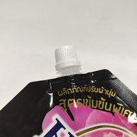 1L 2L 5L Sac de poche à bec liquide en plastique personnalisé Sacs de détergent à lessive debout Sac de poche à bec verseur pour détergent à lessive avec capuchon