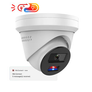 كاميرا شبكة قبة IP مع صوت متوافقة مع NVR من هيك فيجن، مقاومة للماء IP67، بدقة 5 ميجابكسل و4K و8 ميجابكسل، مع مستشعر CMOS وخاصية الكشف عن الوجه بالذكاء الاصطناعي، تدعم POE - Product Image 1