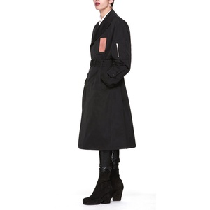 OEM ODM di alta qualità su misura <span class=keywords><strong>marrone</strong></span> lungo autunno inverno <span class=keywords><strong>Trench</strong></span> per gli uomini - Product Image 6