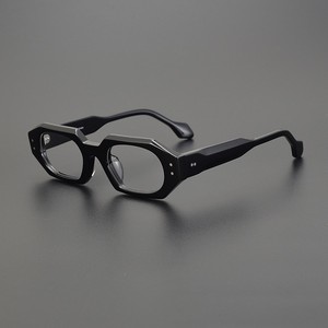 Monture de lunettes de vue unisexe haut de gamme en acétate, carrée, à monture complète, couleur bonbon rétro, faite à la main, à bord large, anti-lumière bleue, à changement de couleur - Product Image 1