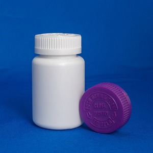 Child Resistant Screw Top Cap Cylinder <b>Tablet</b> Jar Pharmaceutical Plastic Medicine <b>Container</b> - Product Image 3