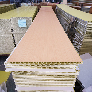 Panneau mural <span class=keywords><strong>en</strong></span> PVC finition métallique, aspect industriel, pour hall d'ascenseur, cloison de bureau moderne, décoration de bâtiment commercial - Product Image 6