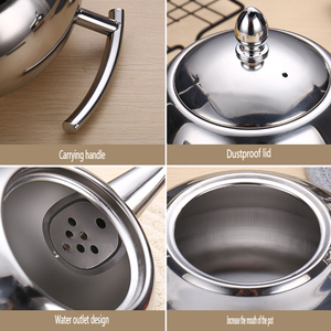 Hot <b>Sale</b> Stainless Steel <b>Tea</b> & Coffee <b>Pot</b> Eco-Friendly Novelty Design Restaurant Tableware Easy to Use <b>for</b> Hotels - Product Image 4