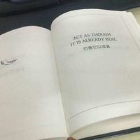 Cahier de réponse magique personnalisé en usine d'impression, carnet d'étude de révélation de Journal Journal intime
