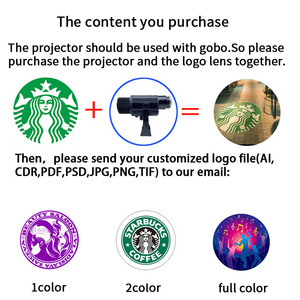 60 Wát biểu tượng tùy chỉnh quảng cáo Đèn bán lẻ xoay tĩnh signage trong nhà và ngoài trời LED <span class=keywords><strong>gobo</strong></span> chiếu với từ xa - Product Image 5