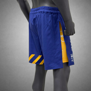 Shorts de combat MMA pour hommes avec doublure intérieure, fente haute, conception double couche, séchage rapide, coutures renforcées pour l'entraînement et le sparring - Product Image 5