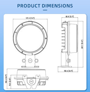 Lámpara LED de Aluminio para Jardín <span class=keywords><strong>2026</strong></span>, Nueva, de Alta Luminosidad, Larga Duración, Impermeable IP65, 42W - Product Image 4