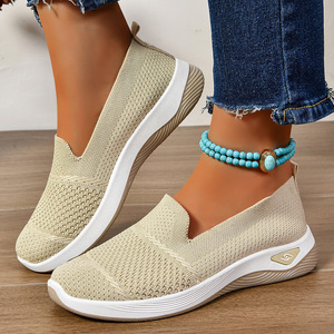 Chaussures <span class=keywords><strong>pour</strong></span> femmes Été 2026 : Baskets confortables à bout peu profond, style marche - Product Image 3