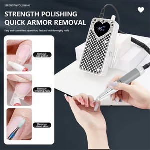 Máquina Pulidora de Uñas Inalámbrica de 35000 RPM con Lámpara UV de Bajo Ruido y Fuente de Luz LED para Salón de Uñas - Product Image 5