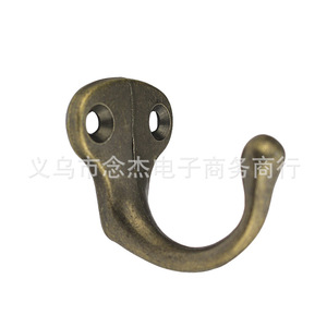Antique Style Zinc Alloy <b>Wall</b> <b>Hook</b> Single Coat <b>Hook</b> For Furniture And <b>Wall</b> Mounting Durable Design - Product Image 5