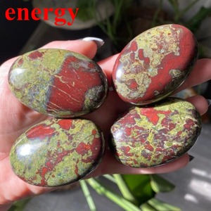 Wholesale High Quality Healing Crystal Crafts Natural Dragon Blood Palm <b>Stone</b> for Home Decoration and Energy - Product Image 3