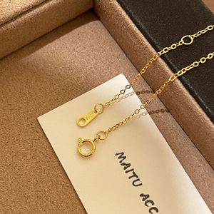 Kalung Perak Sterling 925 SPJ Grosir, Berlian Penuh Bentuk Semanggi Empat Daun, Rantai Klavikula Bertabur Zirkonia Kubik untuk Wanita - Product Image 6