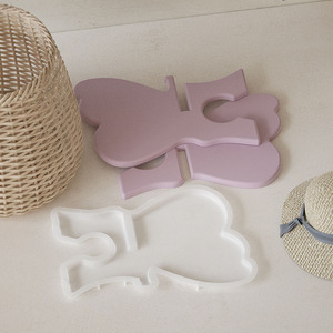 Support de livre papillon en résine, moule en silicone pour étagère à livres pliable, décoration de bureau, organisateur islamique pour l'Aïd, présentoir de lecture et de prière - Product Image 1