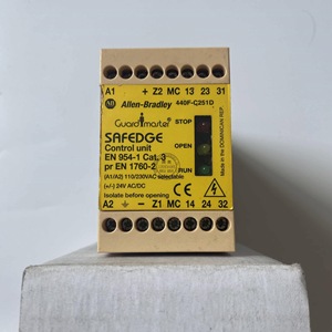 รีเลย์นิรภัย Allen-Bradley Safedge รุ่น 440F-C251D ชุดควบคุม 110/230VAC 24V DC EN 954-1 Cat.3 - Product Image 5