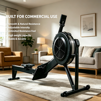 Máquina de Remo Comercial HYROX de Alta Resistencia, Equipo de Fitness Cardiovascular para Todo el Cuerpo, Entrenamiento de Fuerza para Gimnasio y Estudio