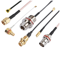 Câble FAKRA automobile 10 Gbps H-MTD compatible (E6K10A-1CAZ5-Z) Femelle-Femelle 50 Ohm, câble blindé en cuivre doublement tressé
