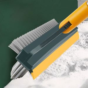Brosse de sol double face améliorée, brosse pour joints de sol, brosse de nettoyage pour interstices de salle de bain, brosse de sol sans angle mort, brosse pour rainures - Product Image 3