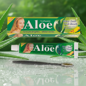 Pasta Dental Blanqueadora Sin Flúor con Aloe <span class=keywords><strong>Vera</strong></span> y Esencia Vegetal de Cristal, Fábrica Coranet, Limpieza Profunda, Uso Doméstico - Product Image 1