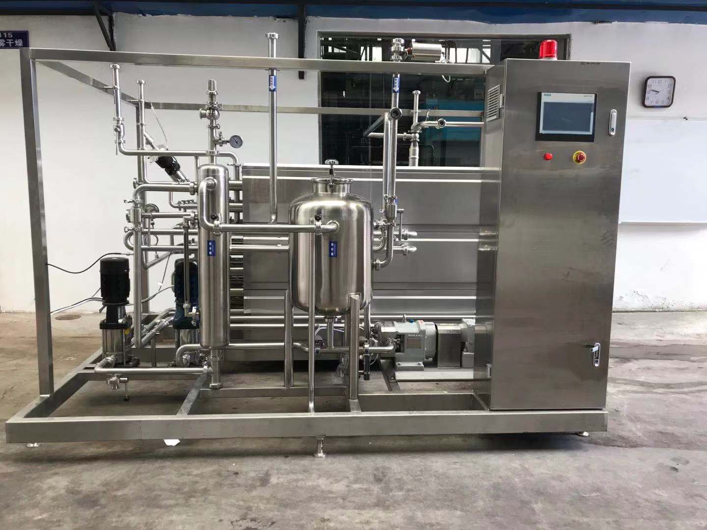 Fruit Juice Food Milk Tubular UHT Pasteurizer Automatic 0