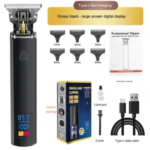 Nouveau électrique <span class=keywords><strong>pour</strong></span> tondeuse affichage numérique alliage huile tête tondeuse <span class=keywords><strong>pour</strong></span> tête <span class=keywords><strong>chauve</strong></span> gravure acier inoxydable <span class=keywords><strong>pour</strong></span> <span class=keywords><strong>coupe</strong></span> <span class=keywords><strong>de</strong></span> <span class=keywords><strong>cheveux</strong></span> à la maison - Product Image 2