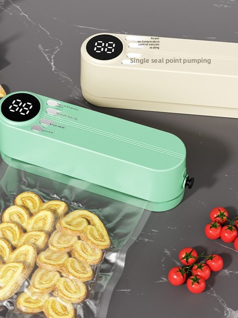 Wireless Plastic China Household Sealer Mini Fully Automatic Vacuum Sealer Compact Air-removal Food Bag Heat Sealer
