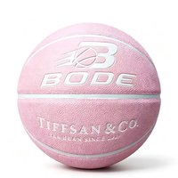 Ballon de basketball promotionnel rose pour filles et femmes, en cuir PU souple et durable, grande adhérence, couleurs personnalisées, taille 6/7, pour entraînement en intérieur
