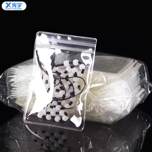 Bolsa de Plástico Transparente con Cierre Autoadhesivo y Logotipo Personalizado para Joyería, Bolsa de Almacenamiento Impermeable para Juguetes de Peluche, Artesanías, Correas de Reloj - Product Image 1