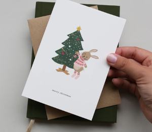 Postal personalizada al por mayor Vintage elegante Feliz Navidad tarjetas postales impresión Animal lindo - Product Image 3