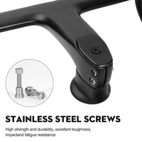 Guidon de route TOSEEK avec câblage interne 28,6 mm et support pour ordinateur, barre aérodynamique entièrement en carbone pour vélo de course, composants de vélo