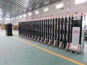 Shengshichanglong Quality Aluminium Alloy Automatic Pattern Modern <b>Sliding</b> Retractable Garden Gate Residential Villa Industrial - Product Image 4