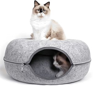 Hond Rechthoek Effen Faux Bont & Koraal Fleece Orthopedisch Milieuvriendelijk Machine Wasbaar Koeler Huisdier <span class=keywords><strong>Bed</strong></span> - Product Image 1