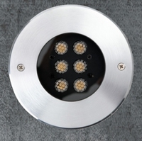 Nuevo Diseño de Luces Empotradas para Exteriores, Anti-Vértigo Profundo, IK09-10 IP67 ROSH RGBW, Foco para Terraza, Escaleras, Iluminación Subterránea