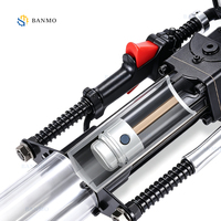 BANMO 52cc 4 temps, piqueuse à essence 3500W, machine portable pour la construction de clôtures et de garde-corps MZ-95