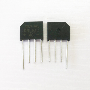 KBP610 KBP <span class=keywords><strong>1000V</strong></span> 6A köprü doğrultucu diyot delikten tek fazlı cam pasifleştirilmiş silikon köprü doğrultucu KBP610 - Product Image 1