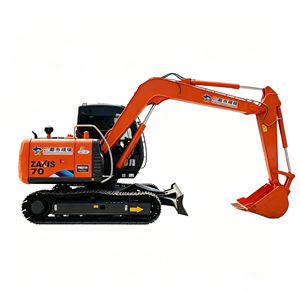 Offre Spéciale : Excavatrice Hitachi ZX70 d'occasion, 7 tonnes, hydraulique, 40,5 kW, faible nombre d'heures de travail, machine de construction d'origine japonaise - Product Image 1