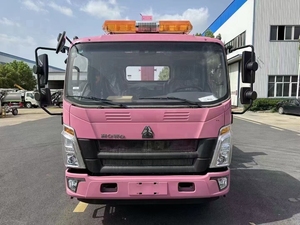 Nouveau camion de dépannage Sinotruk HOWO 4x2 diesel manuel à plateau avec grue de 4 tonnes, 12 tonnes de charge utile globale, norme nationale VI, pour le sauvetage routier - Product Image 3