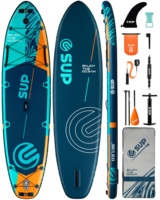 Papan Sup Tiup ESUP Factory Wholesale 11'6, Lebar 35 inci, Paddleboard ISUP Kapasitas 2 Orang, Papan Dayung Tahan Lama