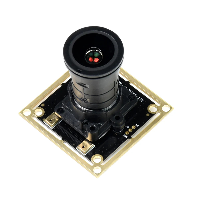 IMX335 5MP USB Camera (A) Waveshare Large Aperture 2K Video Recording Plug-and-Play Driver Free Manually Focusing